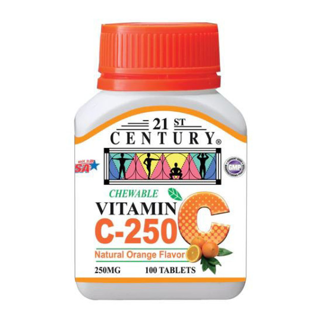 Picture of 21st Century Vitamin C 250mg Orange Chewable 60's