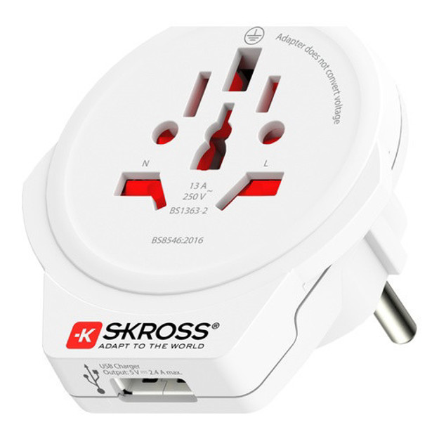 Picture of Skross Country Usb Wo To Eu 2.4A 1500266