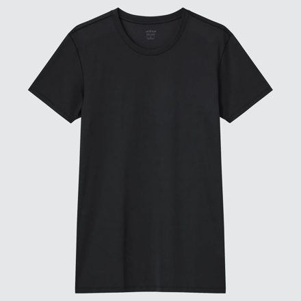 Picture of Uniqlo AIRism Mesh Crew Neck Short Sleeve T-Shirt