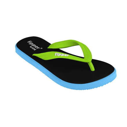 Picture of Fipper Wide Series Black/Blue (Sky)/Green (Apple)