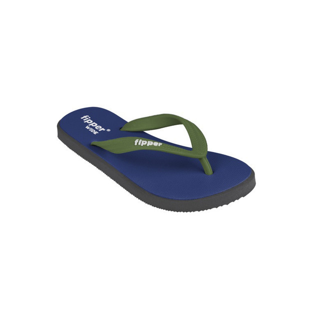 Picture of Fipper Wide Series Blue (Dark)/Grey (Dark)/Green (Army)