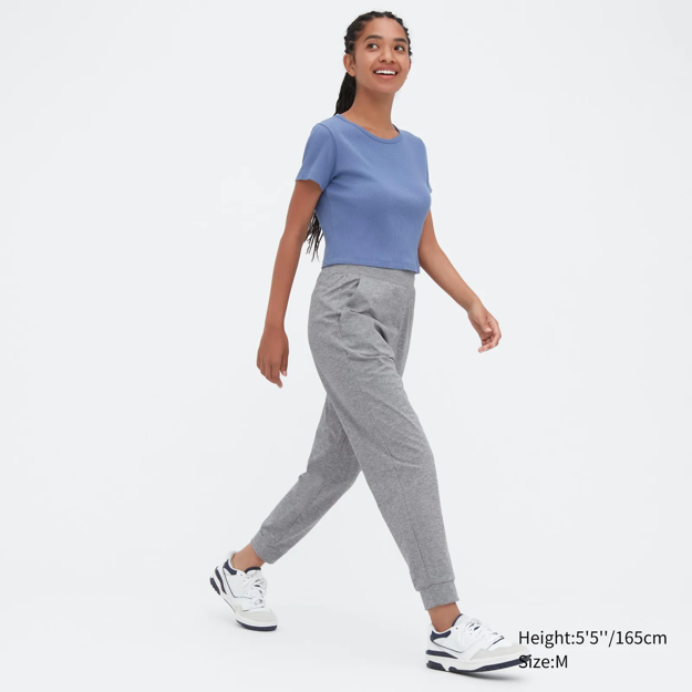 Uniqlo Gray Ultra Stretch Active Jogger Pants Review