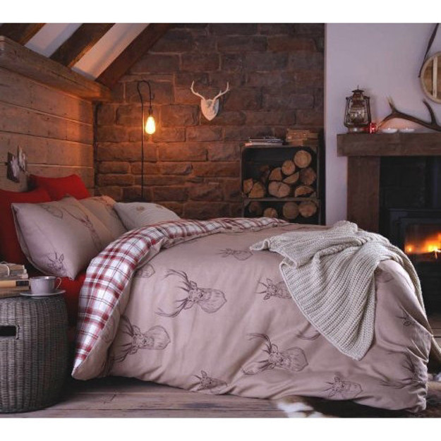 Picture of Catherine Lansfield Cotton Rich Stag Single Duvet