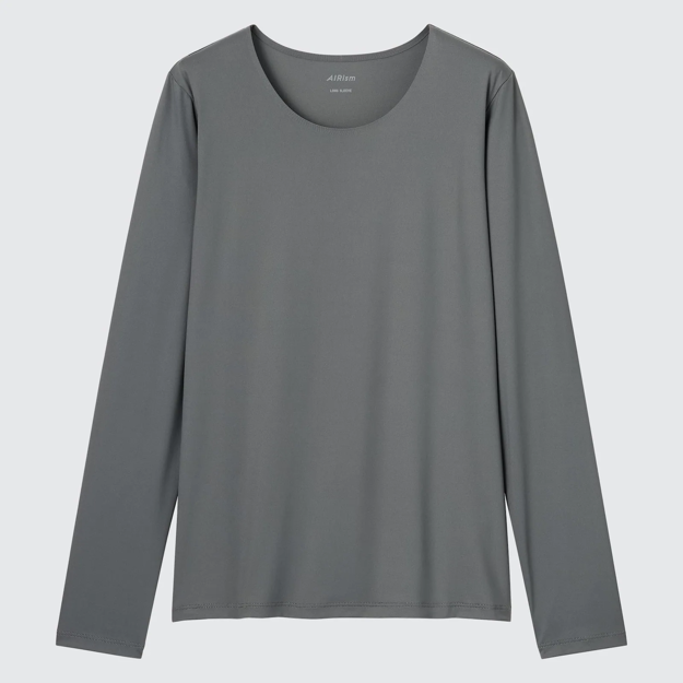 Uniqlo + AIRism UV Protection Long-Sleeve T-Shirt