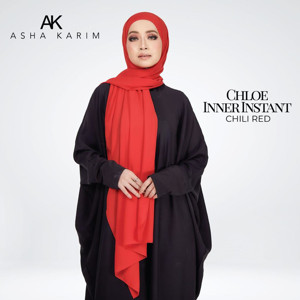 Picture of Asha Karim Chloe Inner Instant Shawl Chilli Red