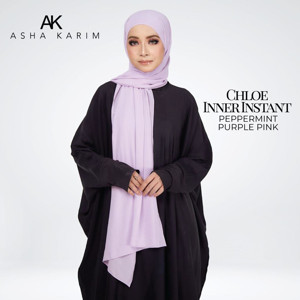 Picture of Asha Karim Chloe Inner Instant Shawl Peppermint Pink Purple