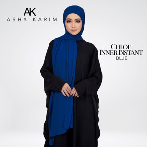 Picture of Asha Karim Chloe Inner Instant Shawl Blue
