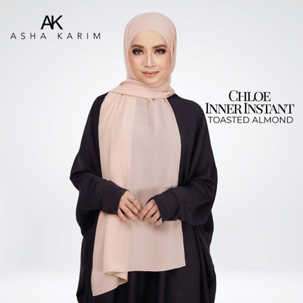 Picture of Asha Karim Chloe Inner Instant Shawl Toasted Almond