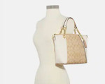 Picture of Coach Outlet Kacey Chain Satchel in Signature Canvas
