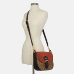 Picture of Coach Kleo Shoulder Bag 17 In Signature Canvas