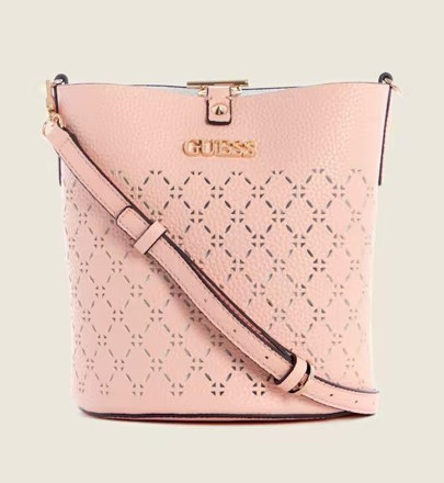 Picture of Guess Amara Bucket Bag Peach