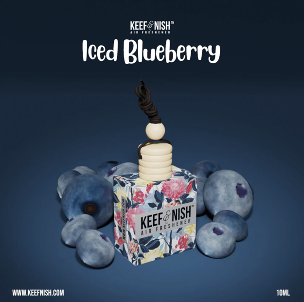 Picture of KEEF & NISH - AIR FRESHENER ICED BLUEBERRY 10ML