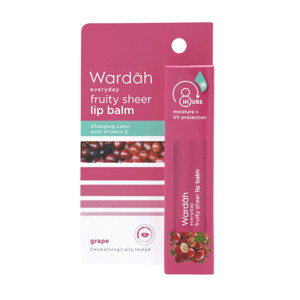 Picture of Wardah Everyday Fruity Sheer Lip Balm Grape 4g