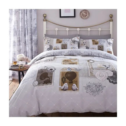Picture of Catherine Lansfield Antique Collage Duvet Cover Set Multi