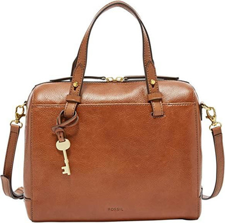 Picture of Fossil Ratchel Satchel Brown