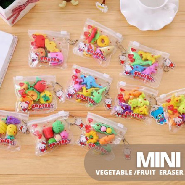 Picture of Mixshop Kids Goodies Bag Mini Fruit Eraser