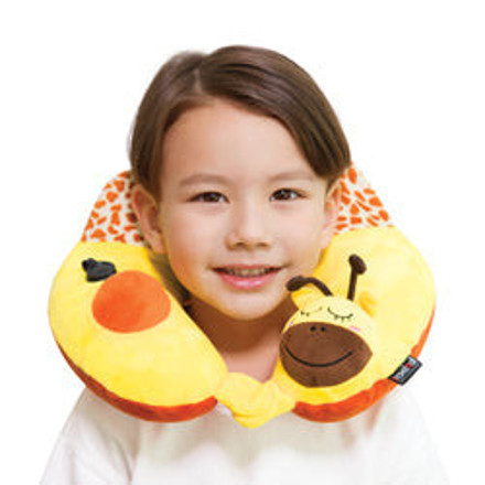 Picture of Travelmall 3D Inflatable Neck Pillow, With Patented Pump And Release System Giraffe Edition