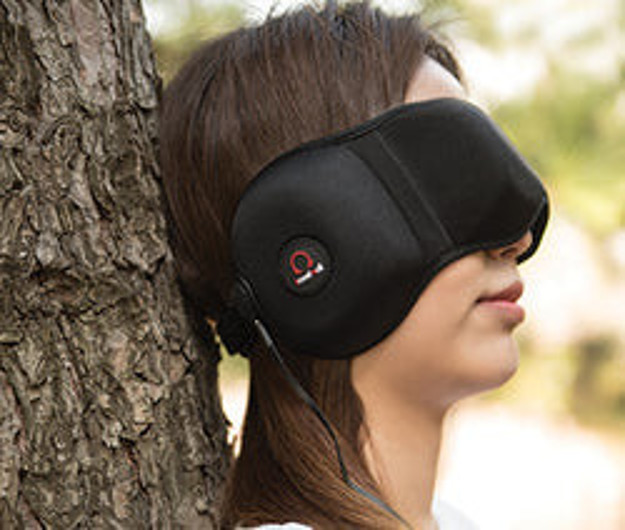 Picture of Travelmall 3D Sleeping Mask With Integrated Headphones