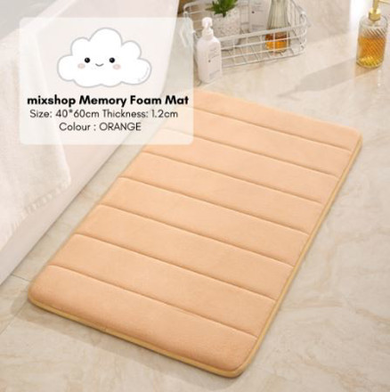 Picture of Mixshop Memory Foam Floor Mat Orange